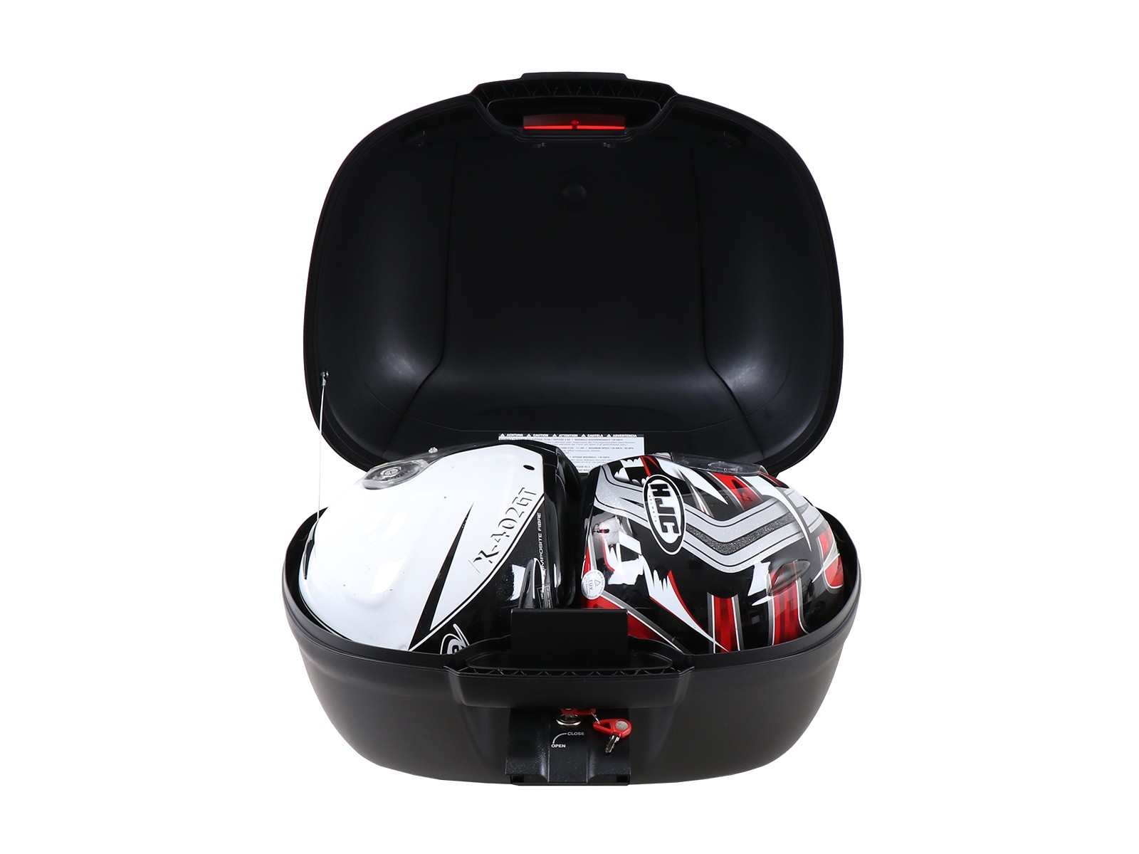 Journey Topcase 50 zwart incl. universele topkoffer pallet voor dragers van derden Hepco & Becker