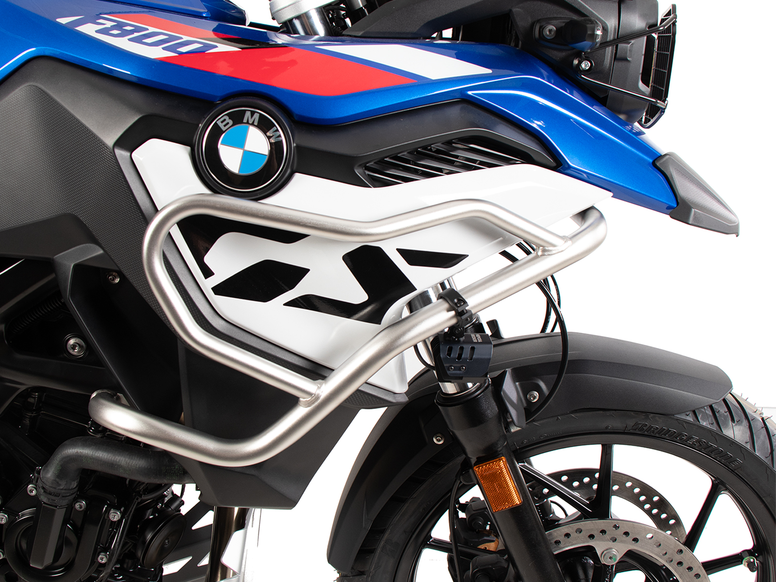 Roestvrijstalen tankbeschermer voor BMW F 800 GS (24-) Hepco & Becker