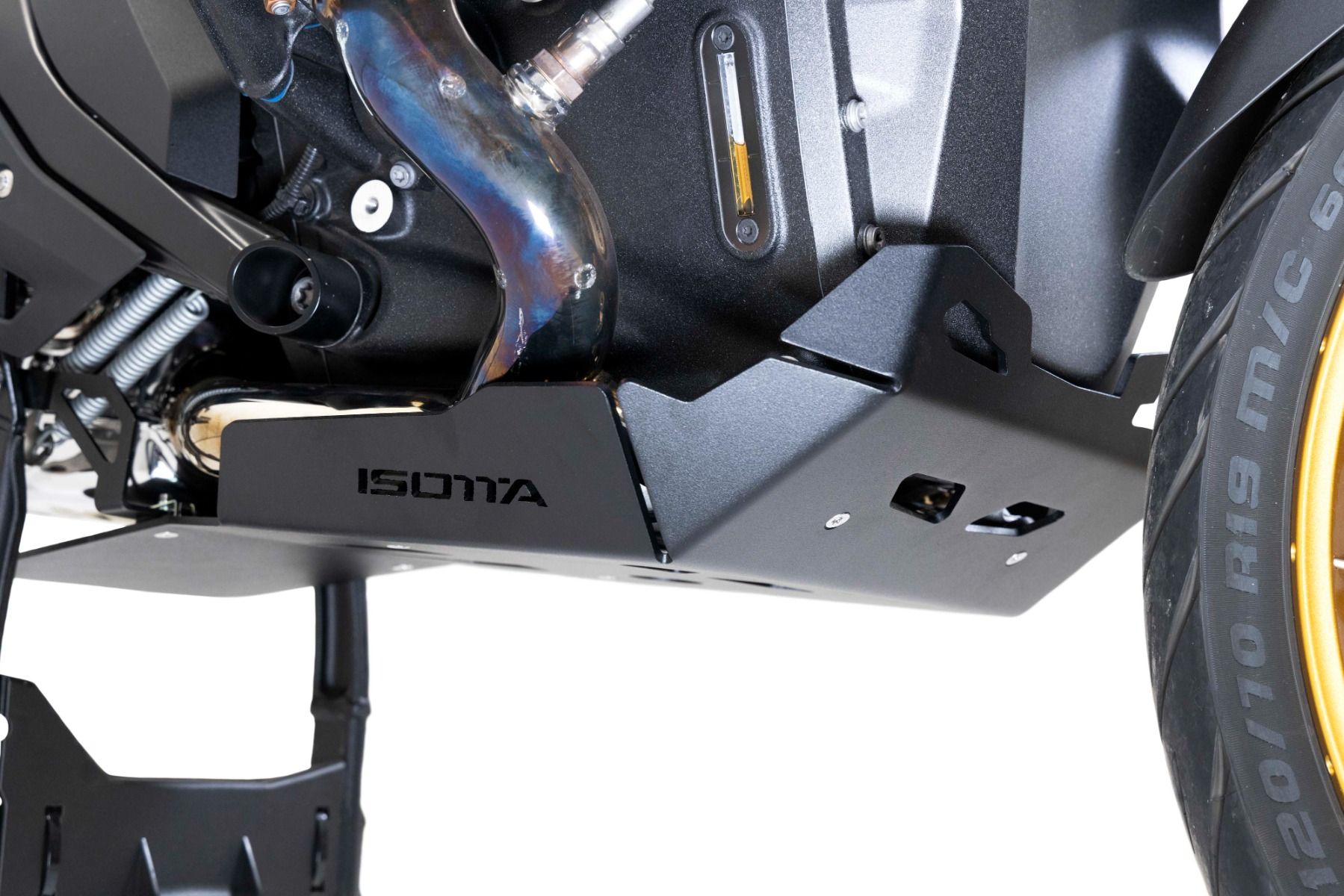 Aluminium motorbeschermplaat voor BMW R 1300 GS, zwart