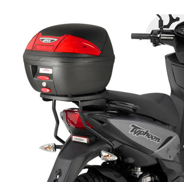 Givi topkofferdrager zwart voor Monolock koffer / Piaggio Typhoon 50/125 - Bj. 11