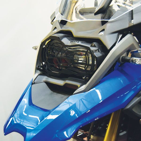 Koplampbeschermrooster voor BMW R 1200 GS LC /Rallye, R 1250 GS, zwart