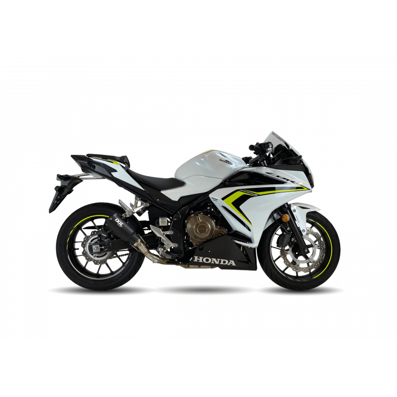 IXIL RB achterdemper Honda CB 500 F /CBR 500 R, roestvrij staal zwart, E-goedgekeurd, Euro4+5