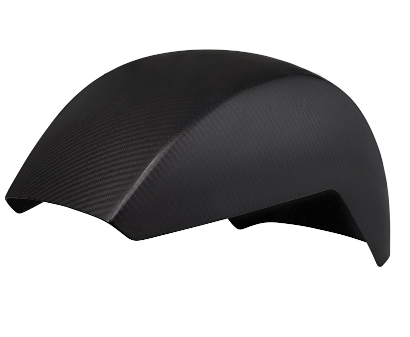 Spatbord EVO II voor Vespa PX 80-200ccm, carbon, helder