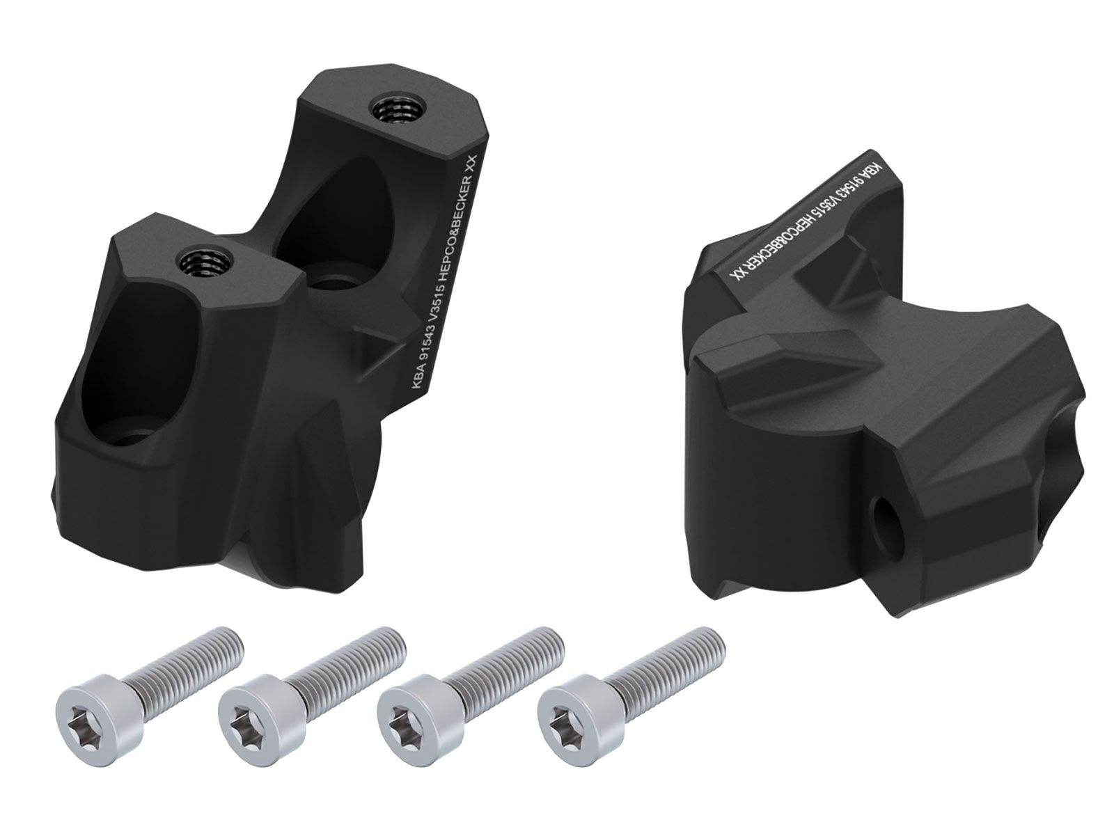 Stuurverhoger H=35 mm met offset 15 mm naar achteren voor BMW M 1000 R (23-) Hepco & Becker