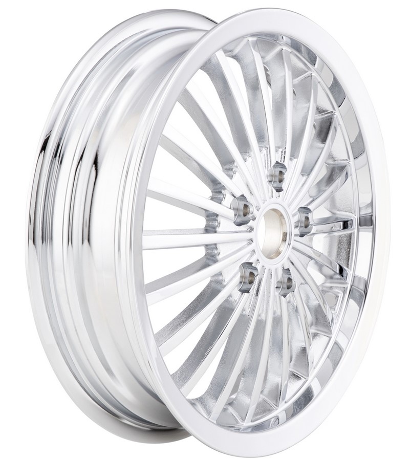 Velg voor/achter voor Vespa GTS/GTS Super/GTV/GT 60/GT/GT L 125-300ccm, chroom