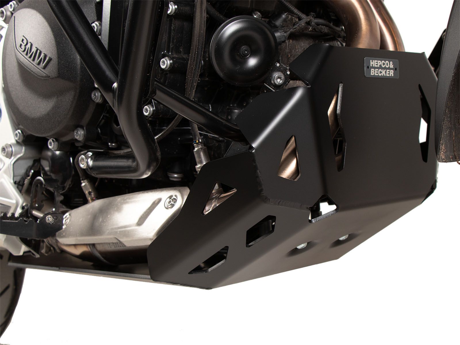Motorbeschermplaat zwart voor BMW F 900 GS Adventure (24-) Hepco & Becker