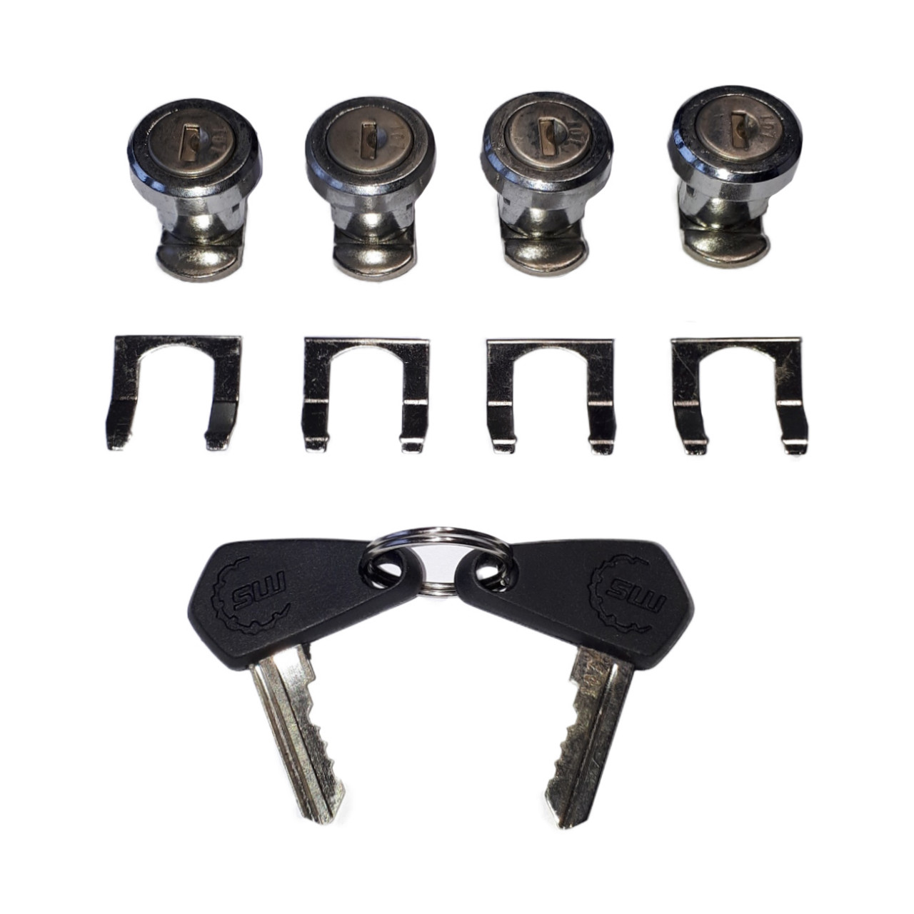 Slot set voor Moto Guzzi aluminium koffer set voor Stelivio 981074