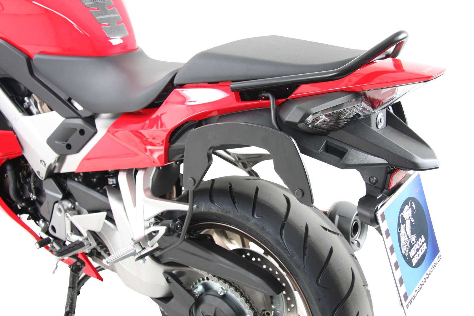 C-Bow zijdrager zwart voor Honda VFR 800 F (14-20) Hepco & Becker