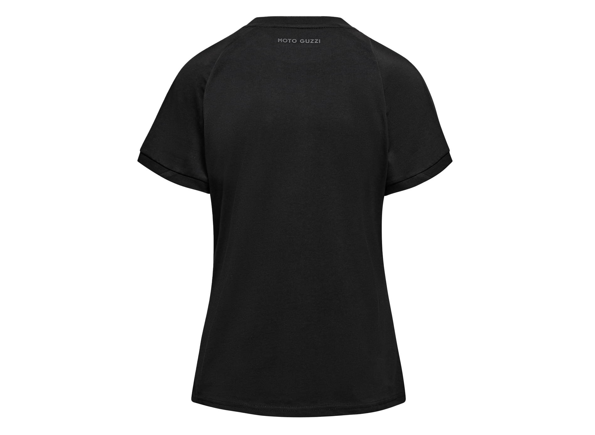 Dames t-shirt "Moto Guzzi Essential" zwart
