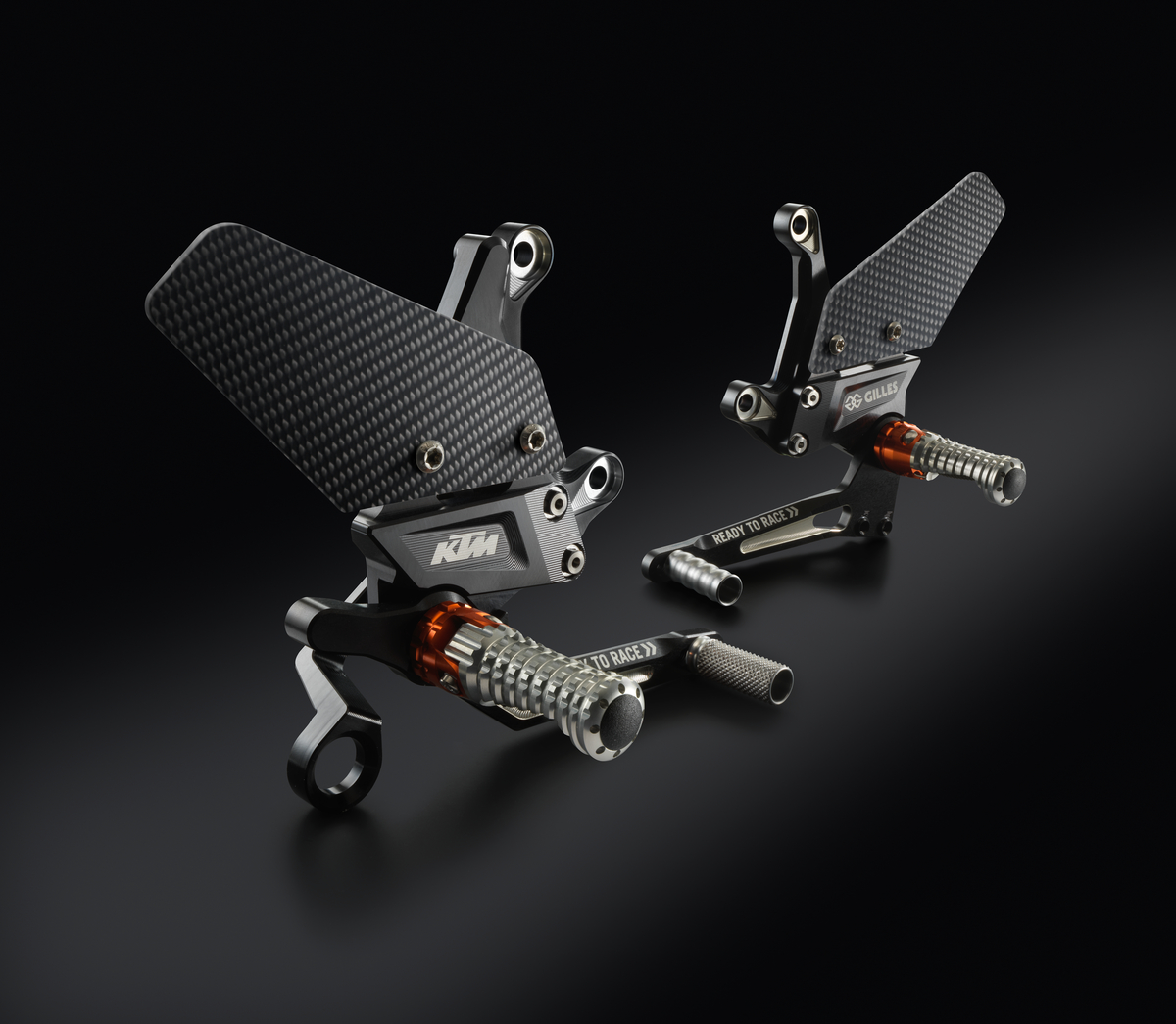 KTM voetsteun systeem