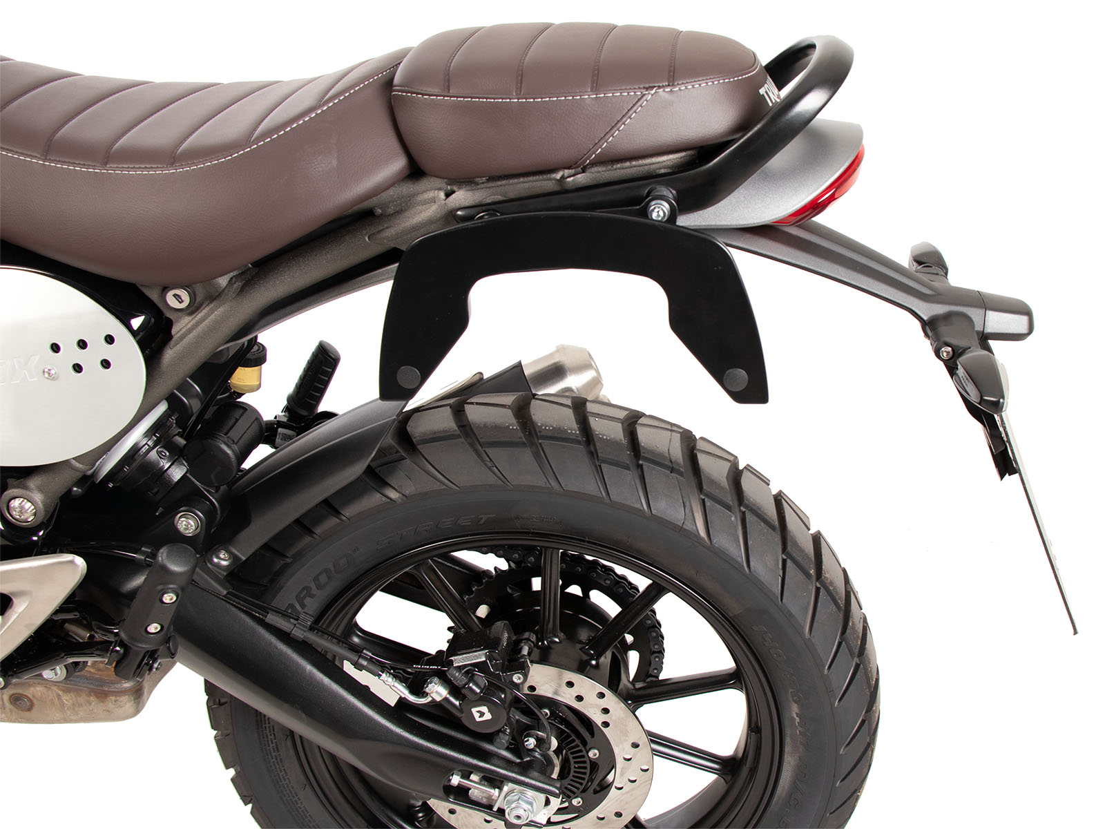 C-Bow zijdrager zwart voor Triumph Scrambler 400 X (24-) Hepco & Becker