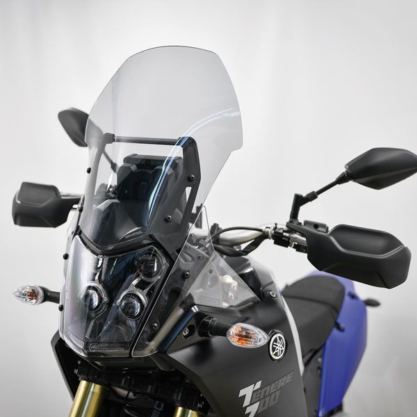 Hoog windscherm smoke grijs voor Yamaha Ténéré 700 (19-24)