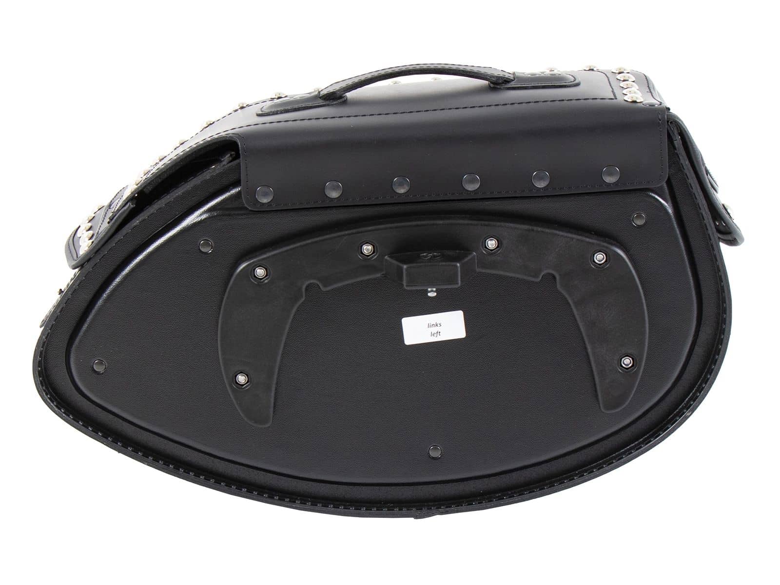 Zadeltassenset Buffalo Big Custom zwart voor C-Bow bagagedrager Hepco & Becker