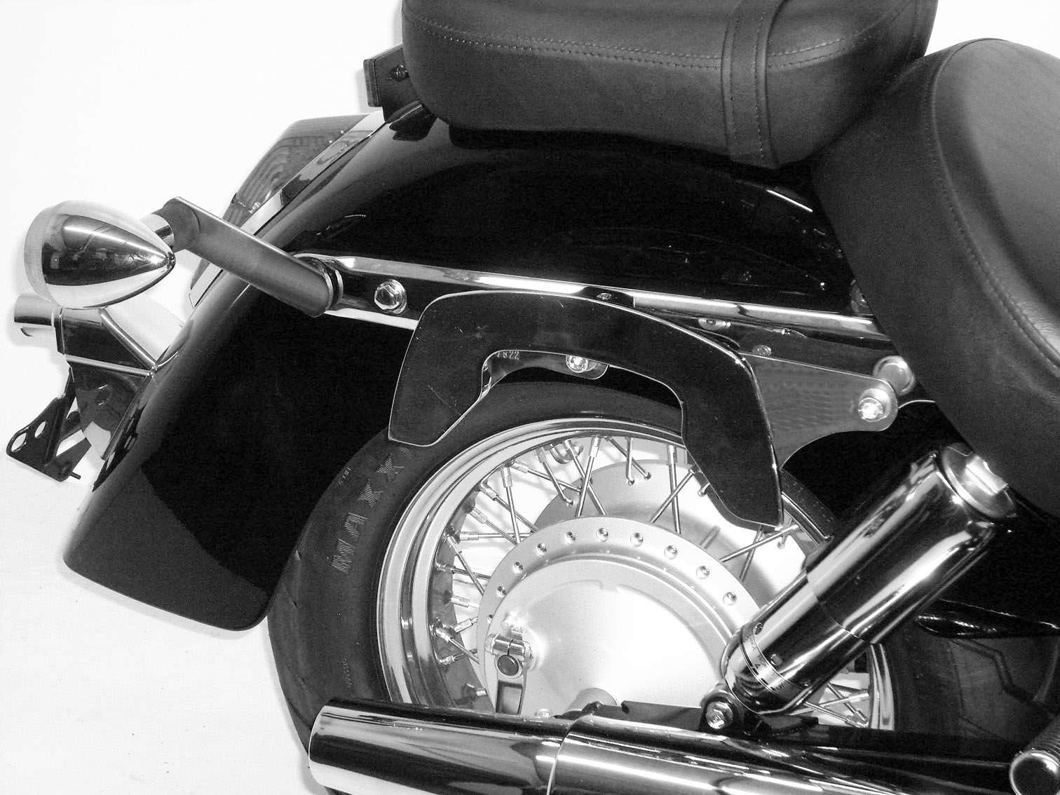 C-Bow zijdrager chroom voor Honda VT 750 C Shadow (04-07) Hepco & Becker