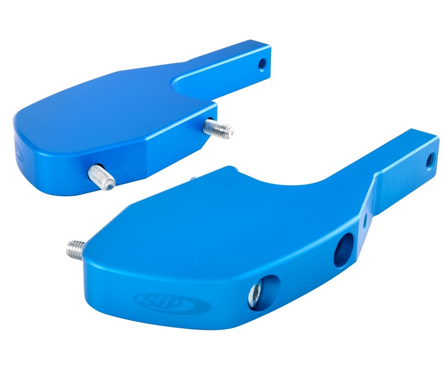 Voetsteun adapter achterbank voor Vespa GTS/GTS Super/GTV/GT 60/GT/GT L 125-300ccm, mat blauw