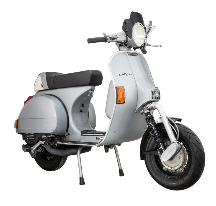 Spatbord Garelli EVO II voor Vespa PX 80-200ccm, GFK, zwart