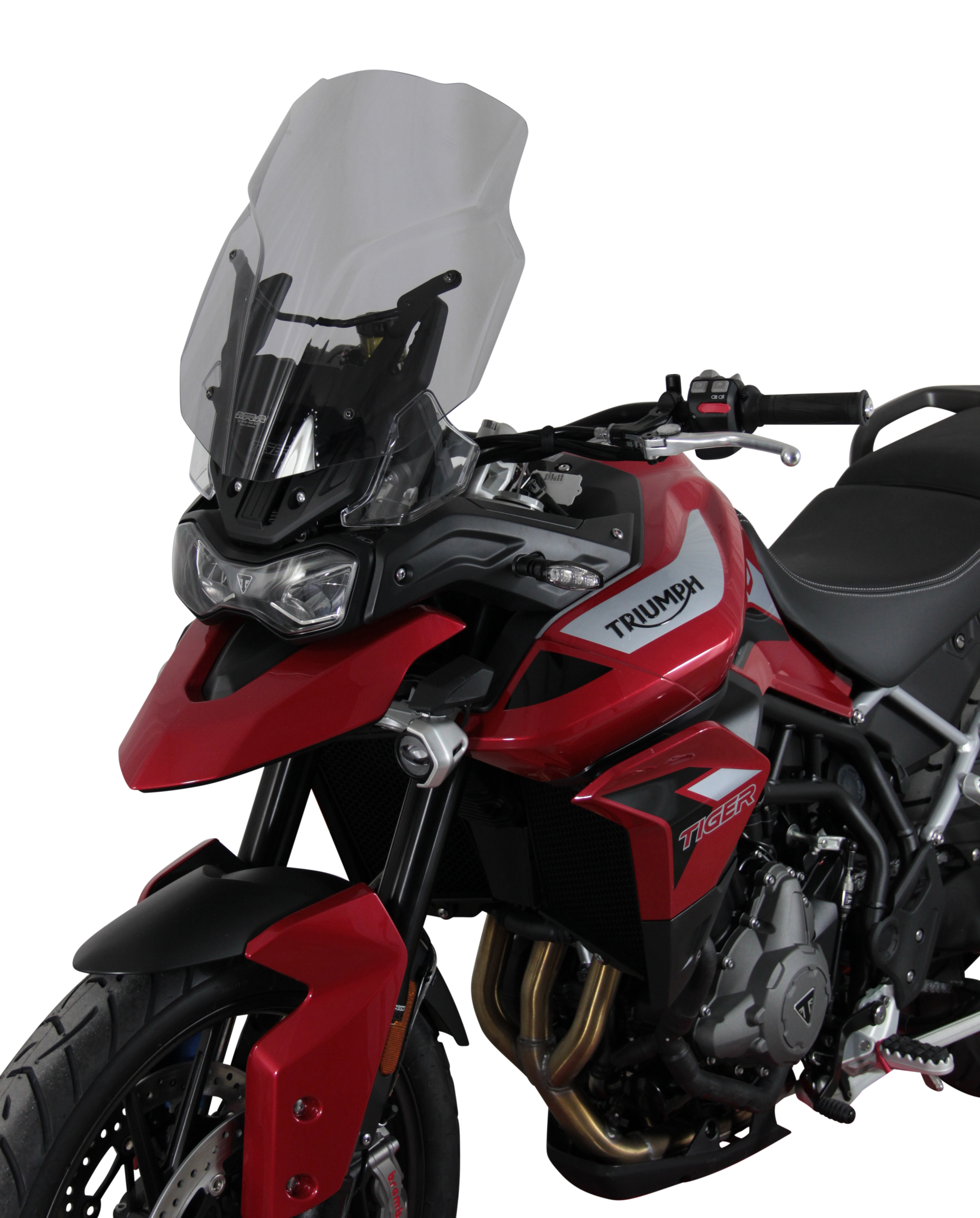 Touring windscherm MRA "TM" voor TRIUMPH TIGER 900 /GT PRO (Bj.19-) - Rookgrijs