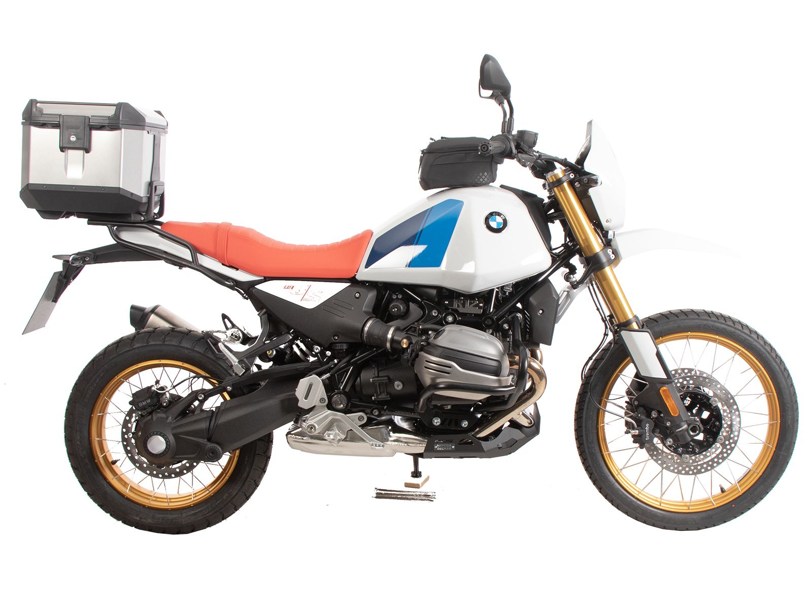 Alurack topkofferdrager zwart voor BMW R 1250 RS (19-) Hepco & Becker