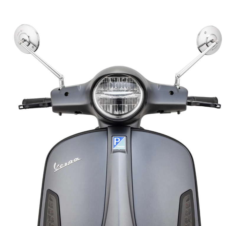 Standaardspiegel links of rechts voor Vespa PX 125-200ccm, chroom