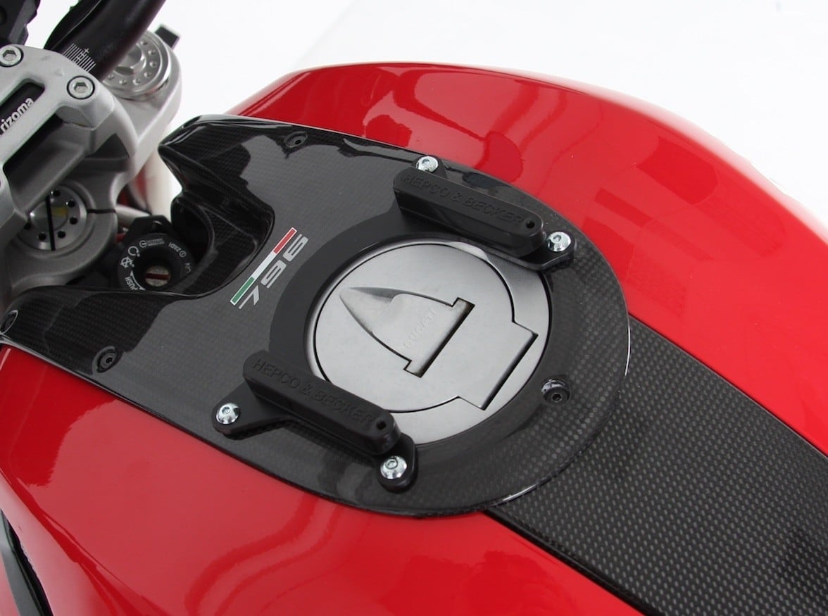 Basistankring incl. tanktasvergrendeling voor Ducati Monster 696 (08-14) Hepco & Becker