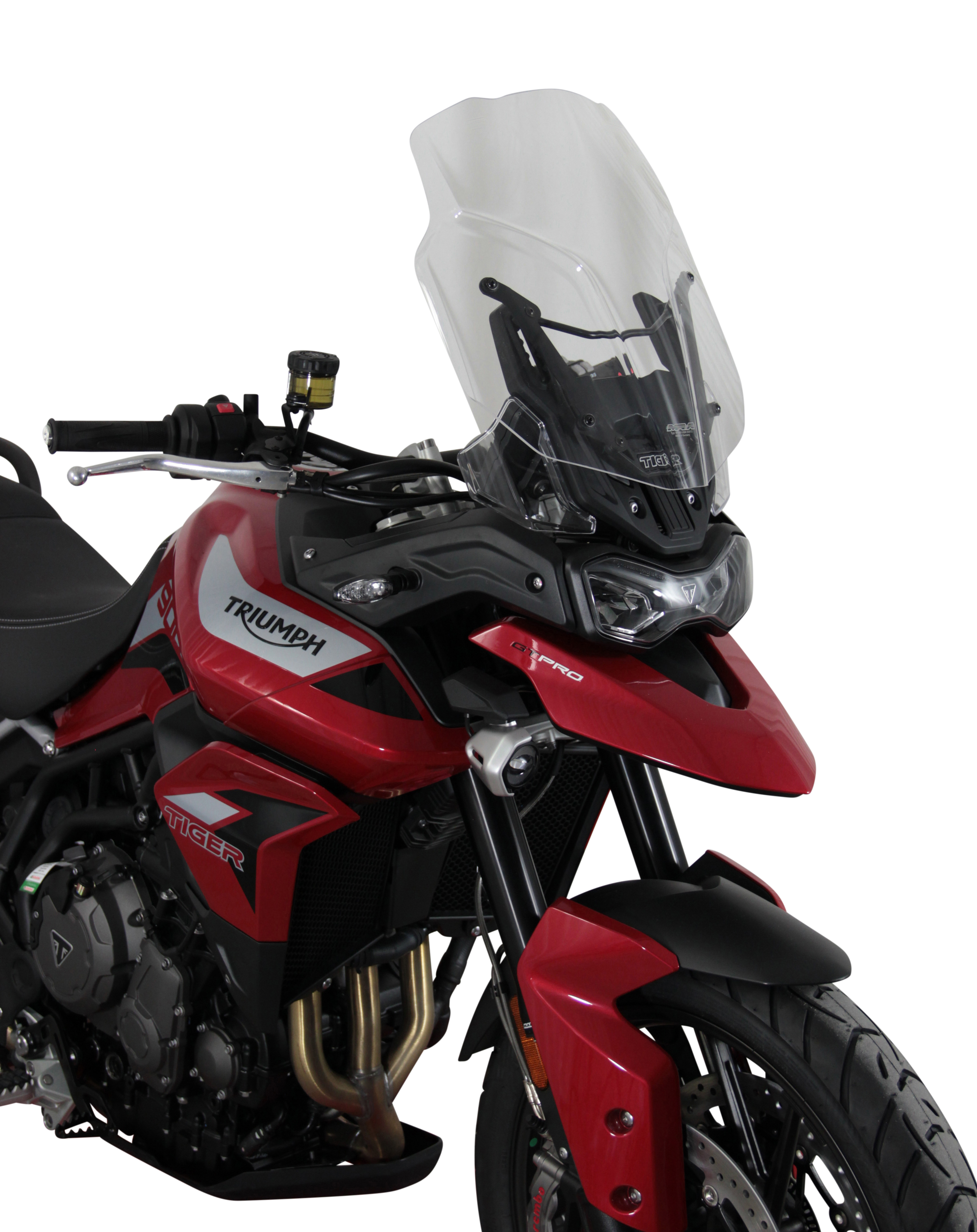 Touring windscherm MRA "TM" voor TRIUMPH TIGER 900 /GT PRO (Bj.19-) - Rookgrijs