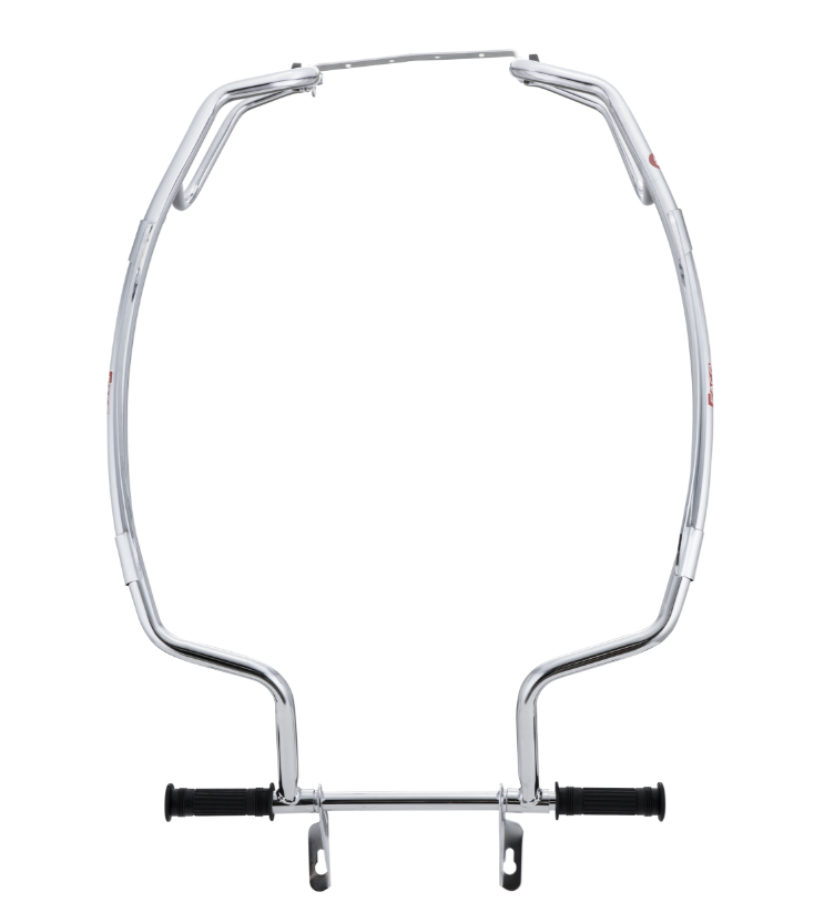 Crashbar zijafdekking voor Vespa PX 80-200cc, chroom