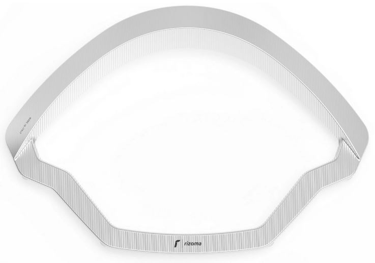 Decoratieve ring RIZOMA snelheidsmeter voor Vespa GTS/GTS Super 125-300cc (`23-), zilver