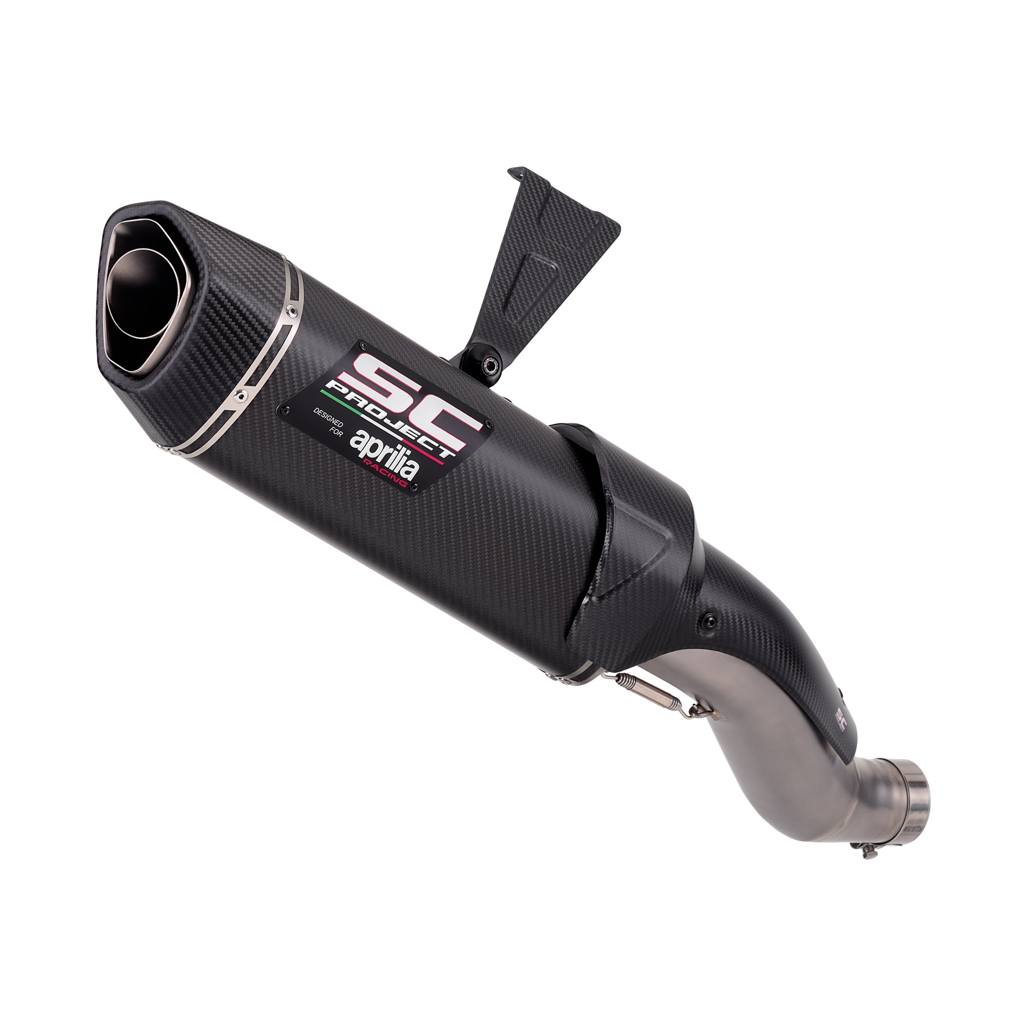 Slip-on geluiddemper SC-Project Street Legal voor Aprilia RSV4 / Tuono V4 1100 (25-)