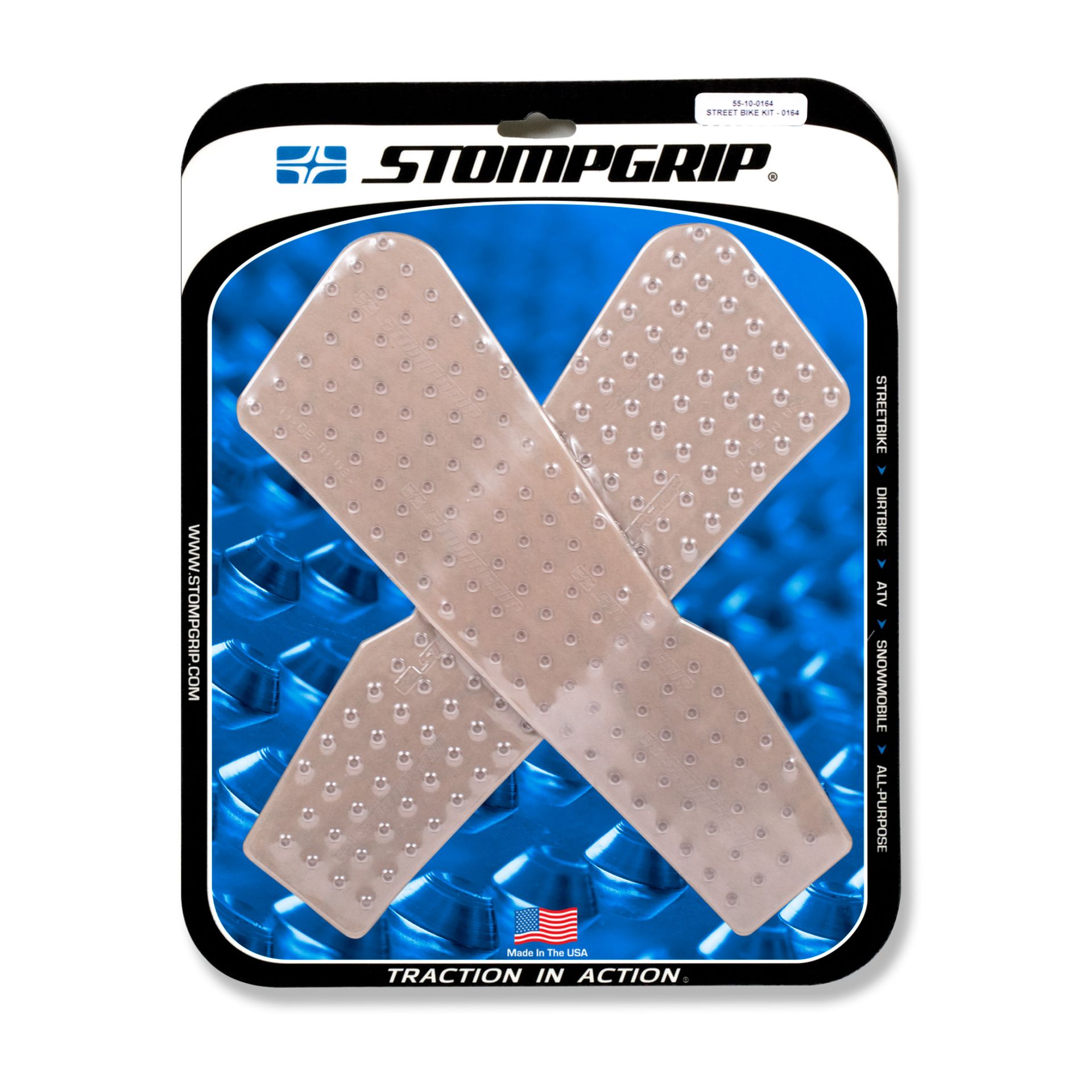 Stompgrip clear Volcano voor BMW F750GS / F850GS 2019-21