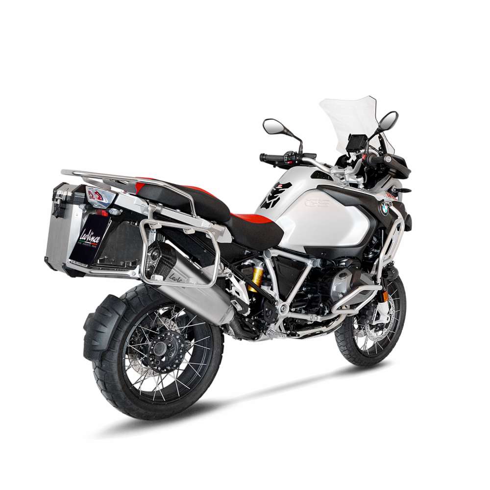 LeoVince uitlaatsysteem LV-12 voor BMW R 1200 /1250 GS /Adventure, titanium, slip on, E-certificaat