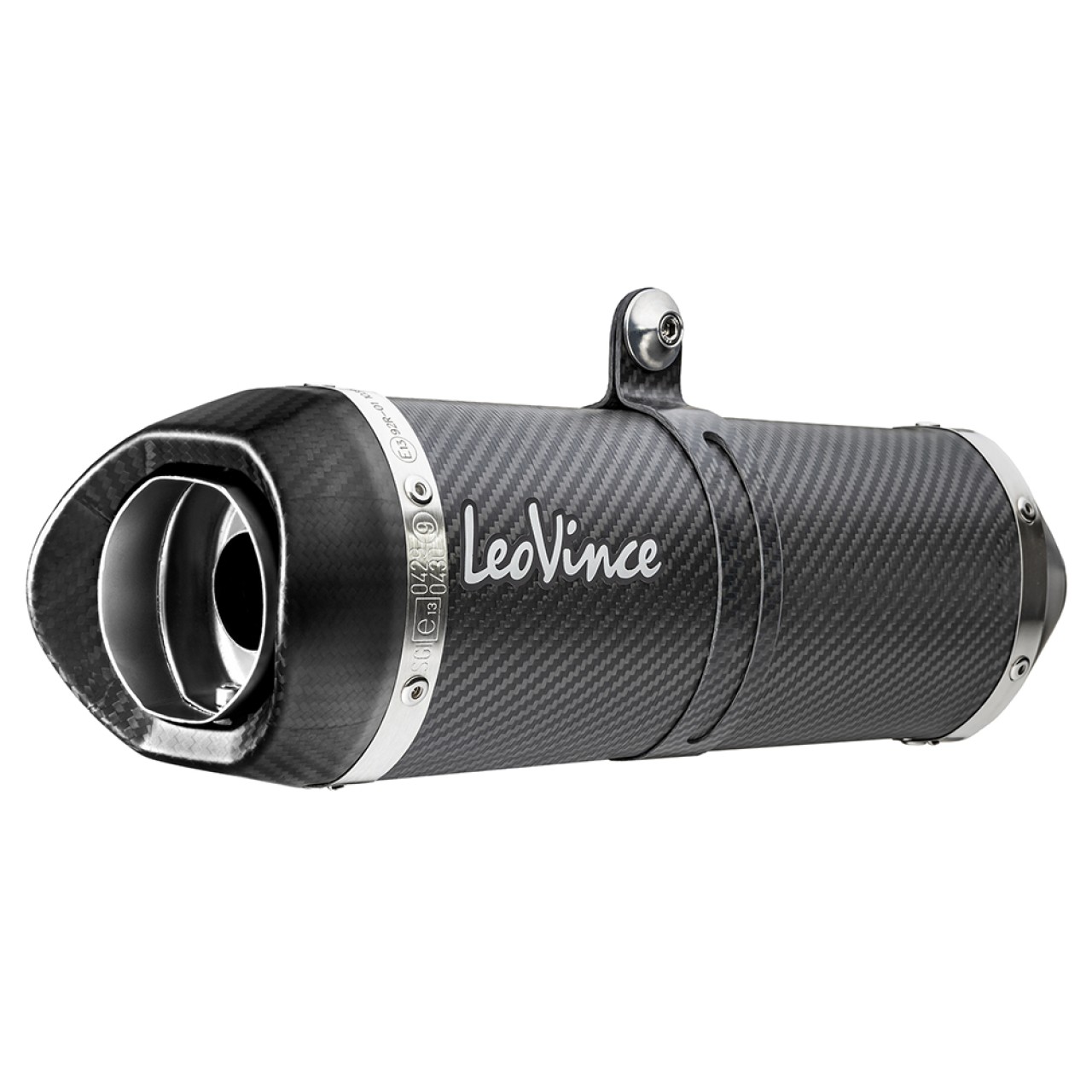 LeoVince compleet systeem LV One Evo voor Kawasaki Ninja /Versys /Z 650 , carbon, E-keurmerk