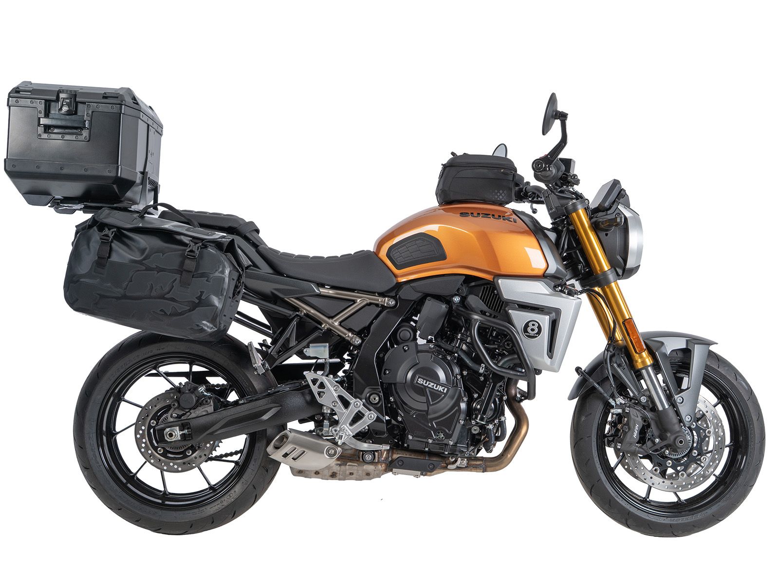 Alurack topkoffer zwart voor Suzuki GSX-8T (25-) Hepco & Becker