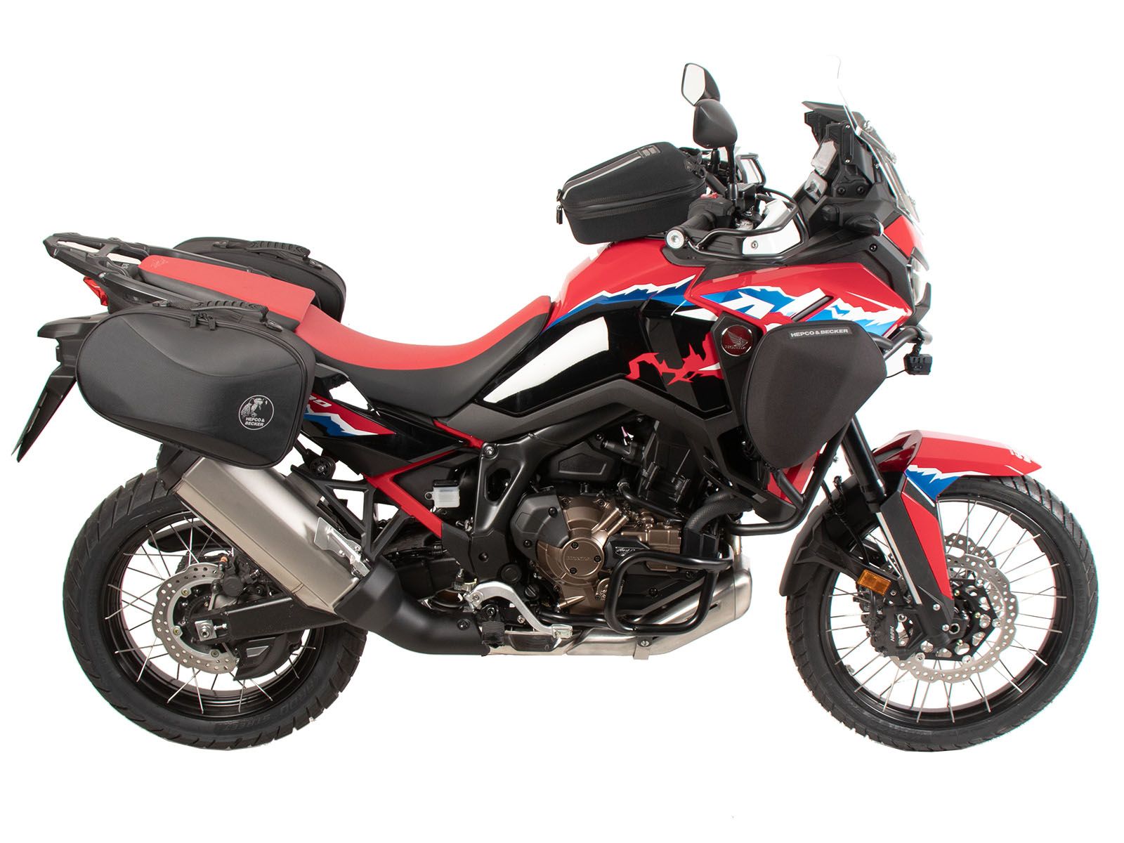 C-Bow zijdrager zwart voor Honda CRF 1100 Africa Twin Adventure Sports (24-) Hepco & Becker