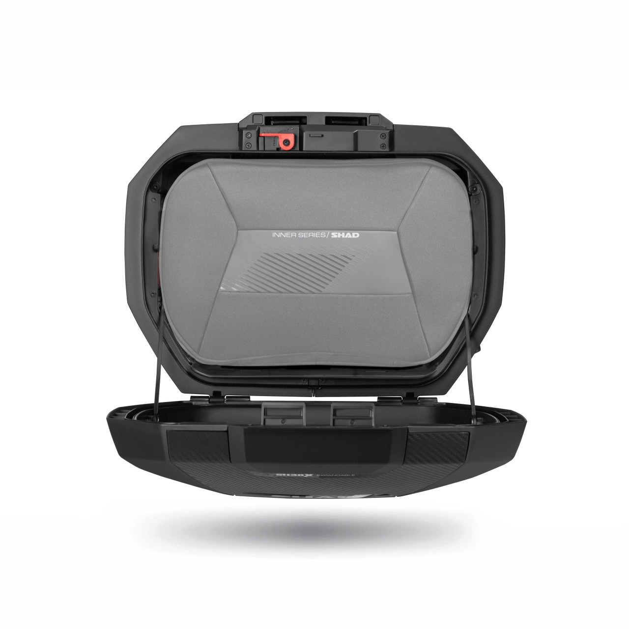Shad zijkofferset SH38X, uitbreidbaar, zwart/aluminium, 38 l