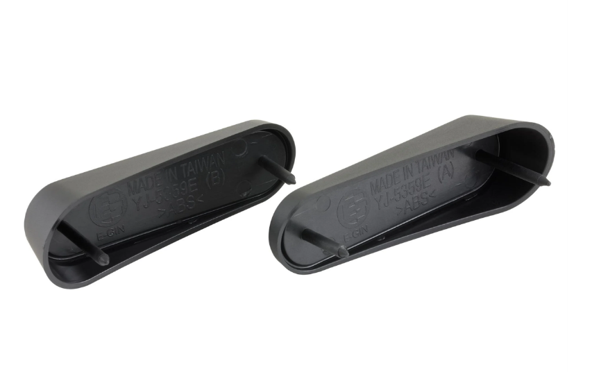 Houder reflector zijpaneel, achter links & rechts voor Vespa, mat zwart