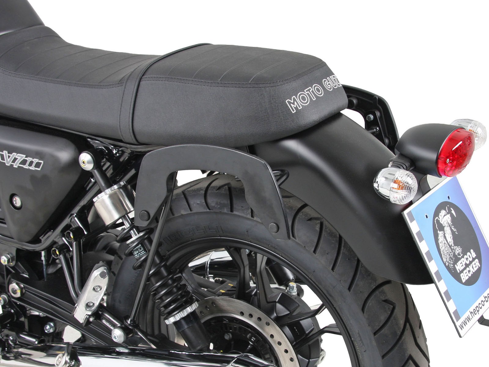 C-Bow zijdrager zwart voor V 7 II Classic (Bj.15-) Hepco & Becker