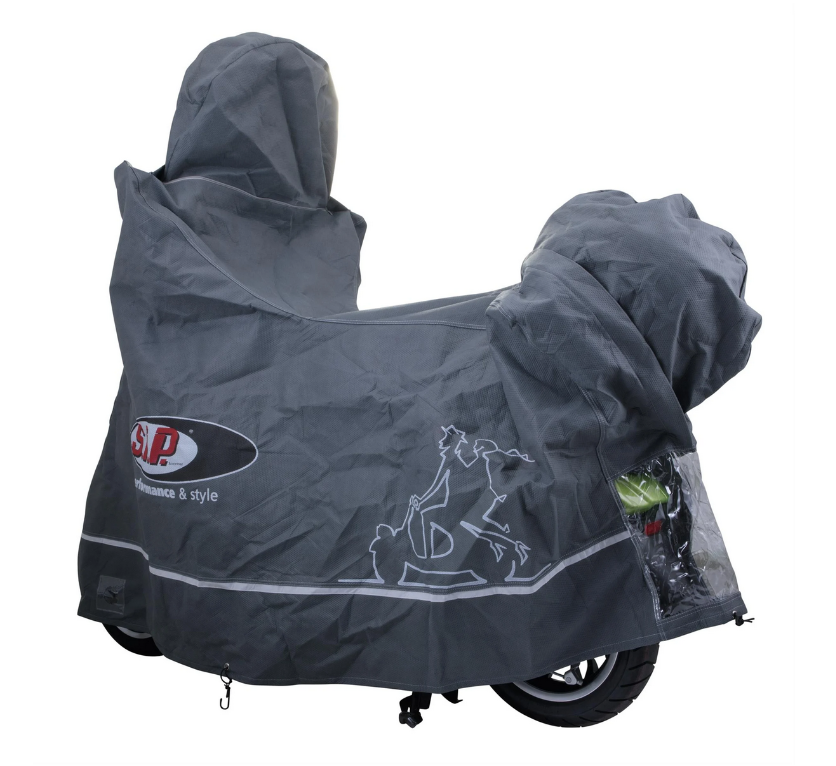 Inklapbare garage Indoor PREMIUM 2.0 voor Vespa GTS/GTV/GT, maat XL, grijs