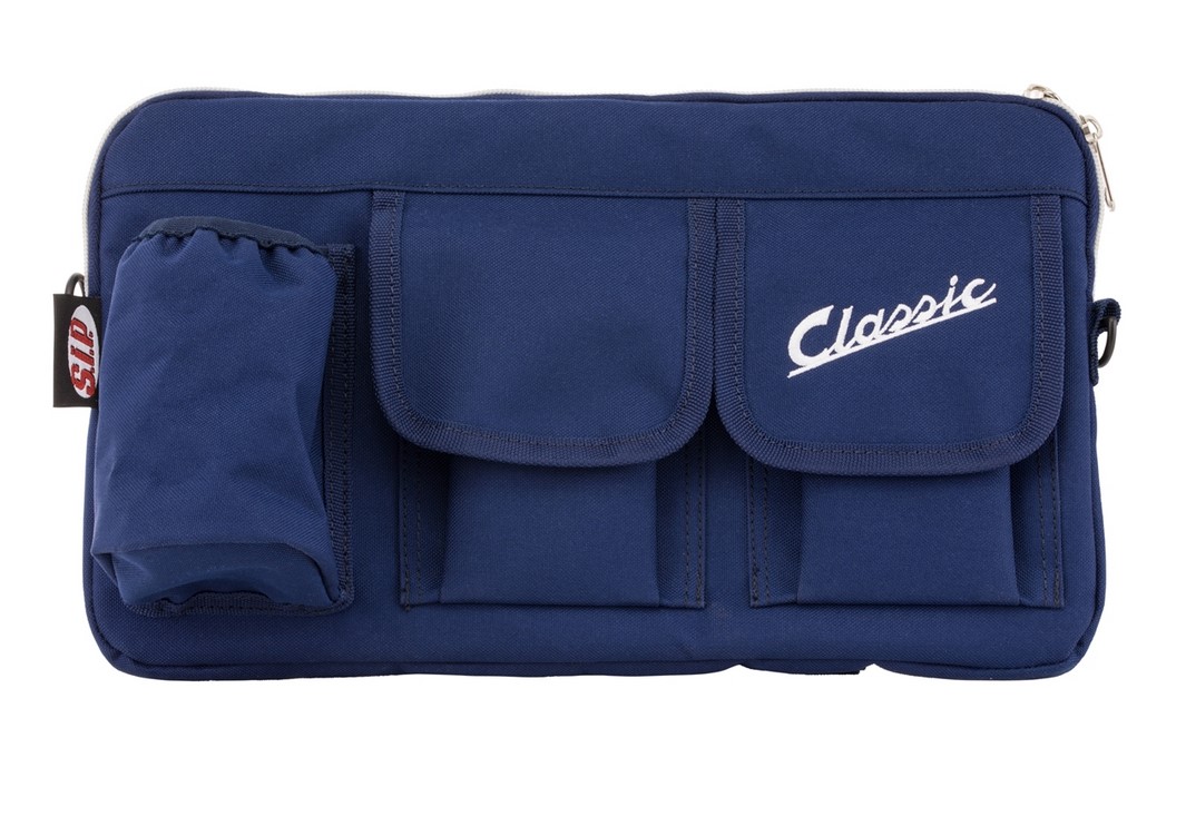 Classic"-tas voor bagageruimte/handschoenkastje Vespa - blauw, nylon
