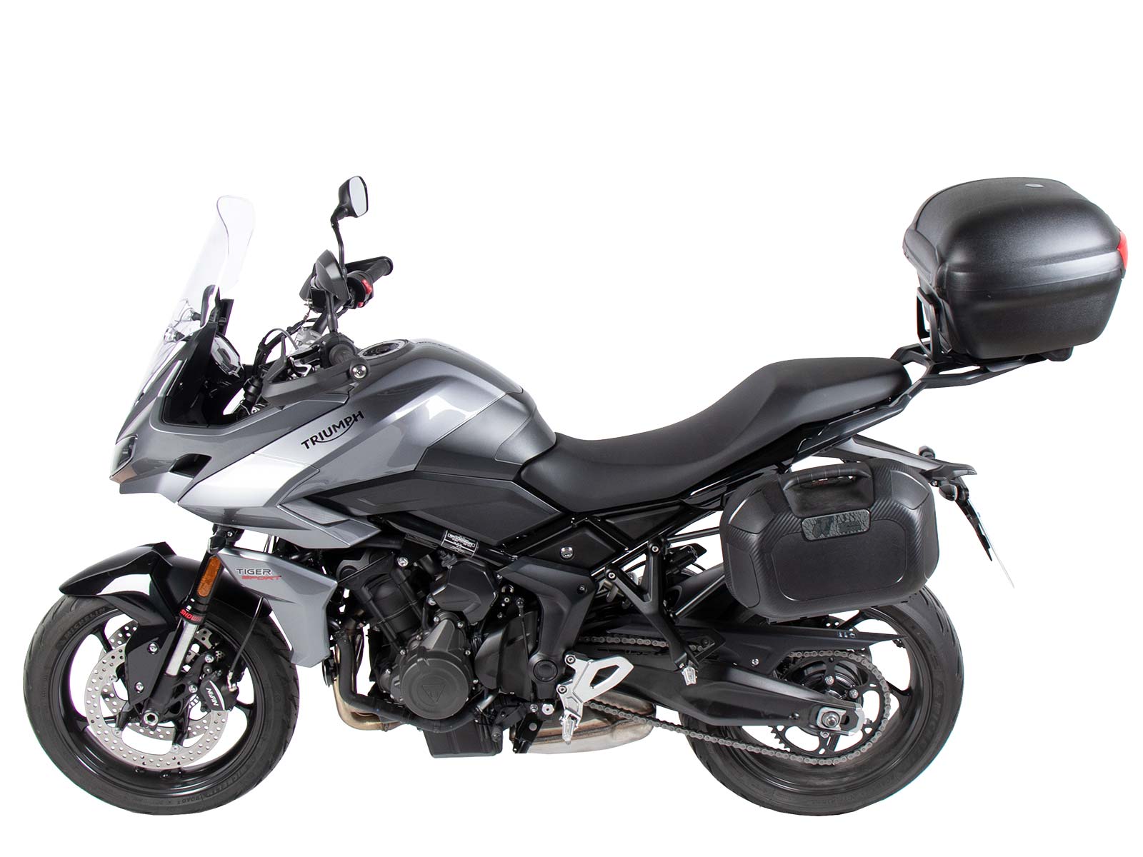 Alurack topkofferdrager voor origineel bagagerek Triumph Tiger Sport 800 (25-) Hepco & Becker