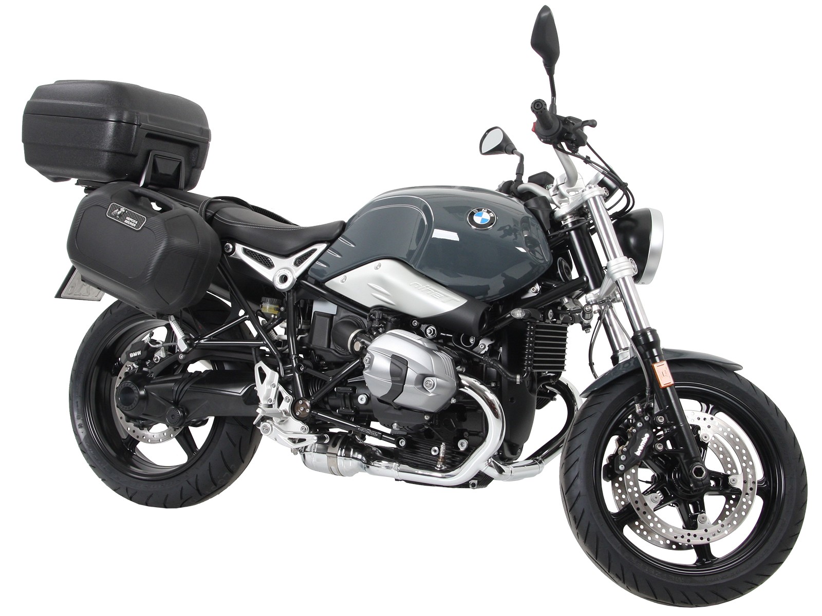 Easyrack topkoffer zwart voor BMW R nineT Pure (17-23) Hepco & Becker
