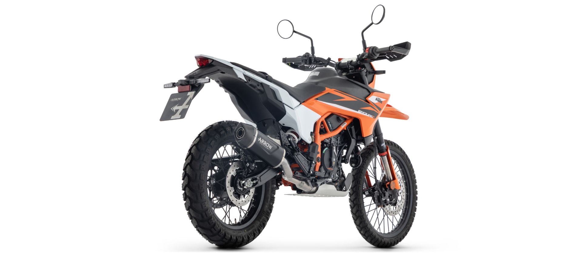 ARROW uitlaat INDY RACE EVO Titanium voor KTM 125 Enduro R / SMC R (25-)