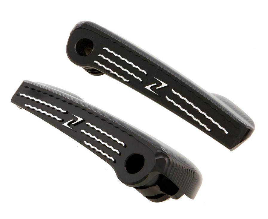 Voetsteunen, rechts en links voor Vespa GTS/GTS Super/GTV/GT 60/GT/GT L 125-300cc, zwart