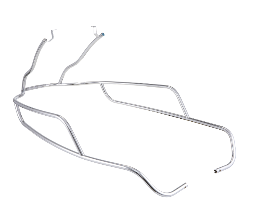 Crashbar zijafdekking achter voor Vespa GTS /GTS Super /GTV /GT 60, 125-300ccm, chroom