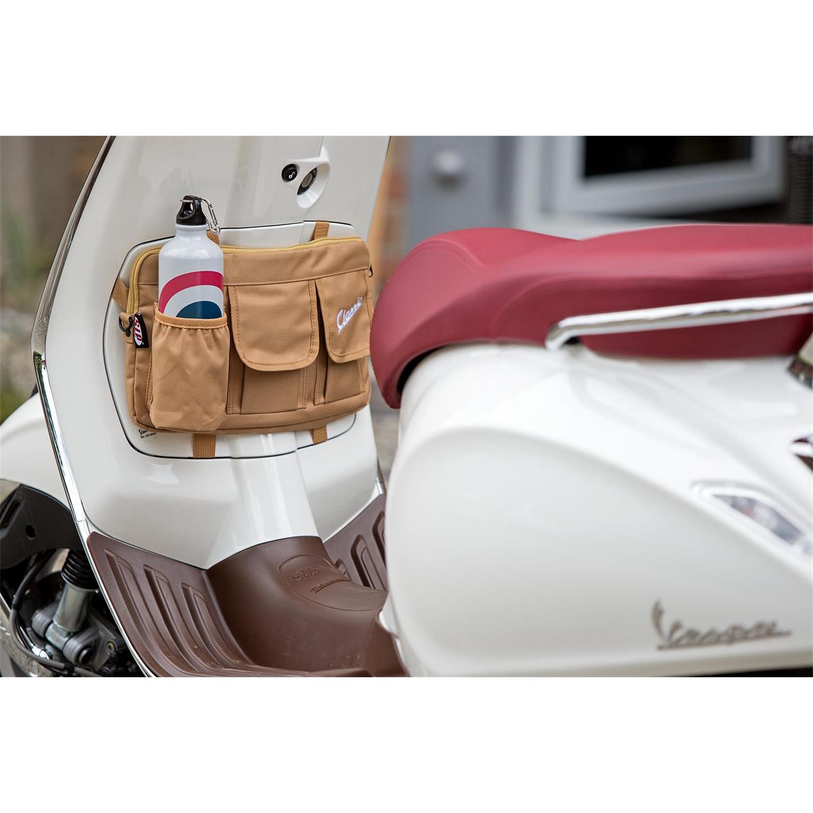 Classic" tas voor bagageruimte/handschoenenkastje Vespa - bruin