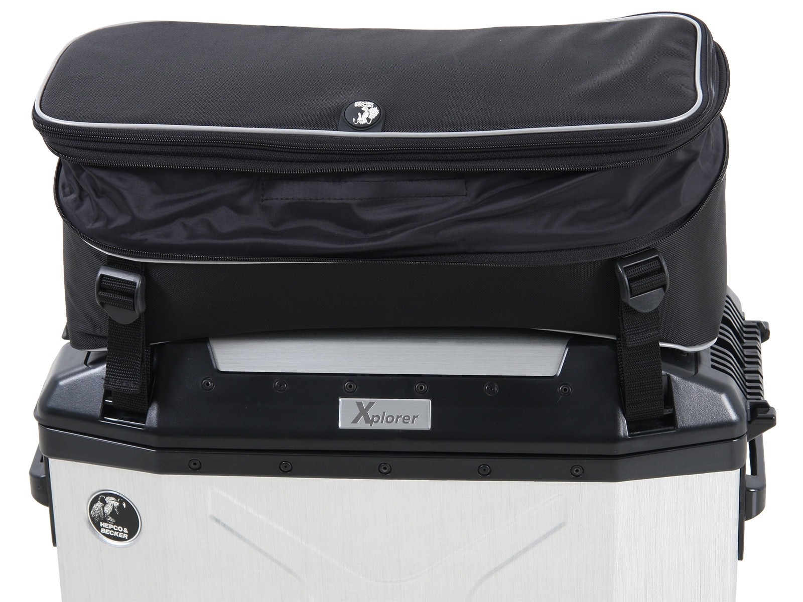 Top tas voor zijkoffer Xplorer 30 deksel (9-15L) Hepco & Becker