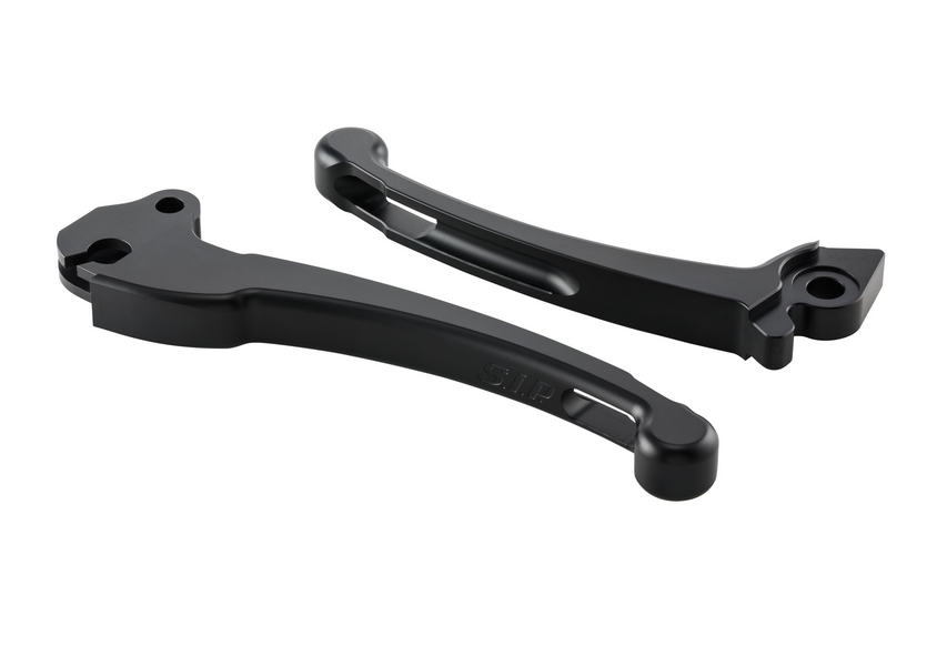 Sport hendelset koppeling/rem voor Vespa PX 125 -150cc, HBZ Hengtong, rechts/links, mat zwart