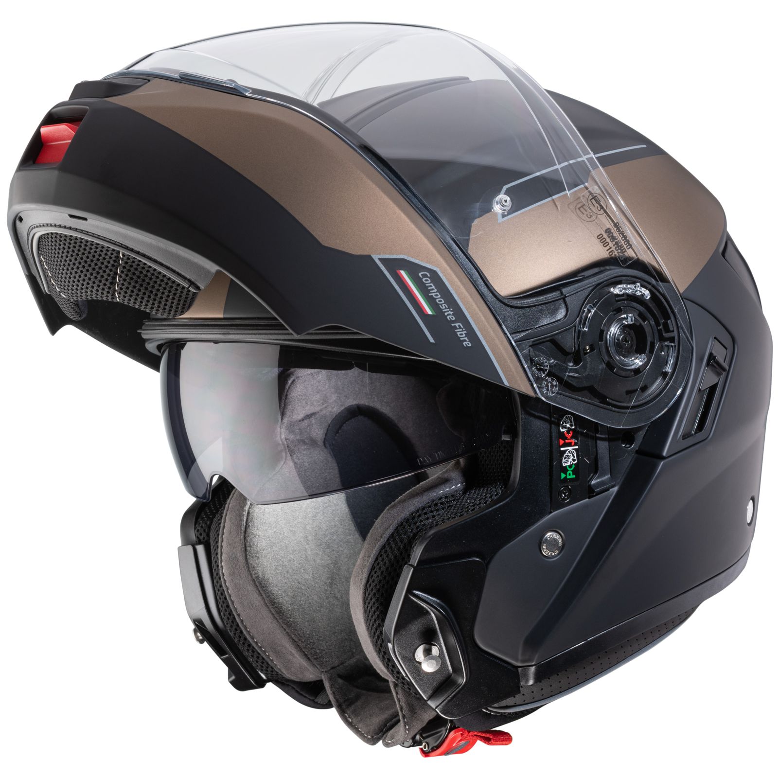 Caberg Helm Levo Prospect, mat zwart/brons