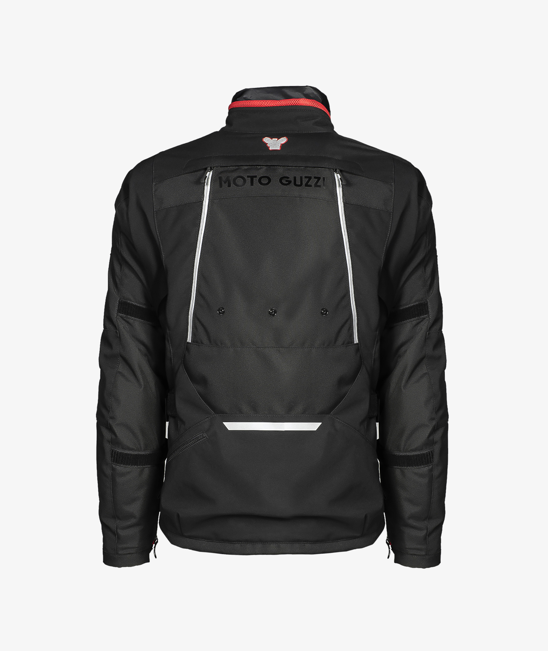 Moto Guzzi jack "Adventure Touring" zwart incl. beschermers