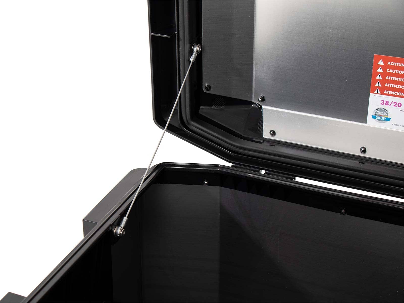 Aluminium topkoffer Xplorer 60 liter zilver Hepco & Becker