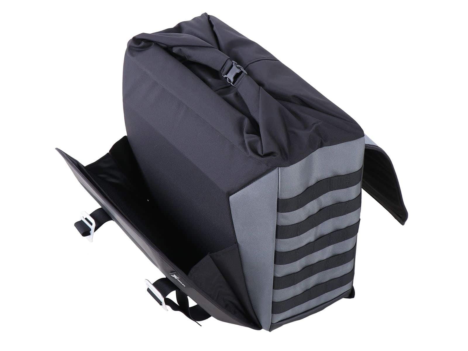 Xtravel Basic zijkofferset incl. 2x universele adapterplaat voor buisvormige zijkofferdrager